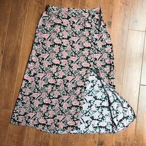 AE floral maxi skirt